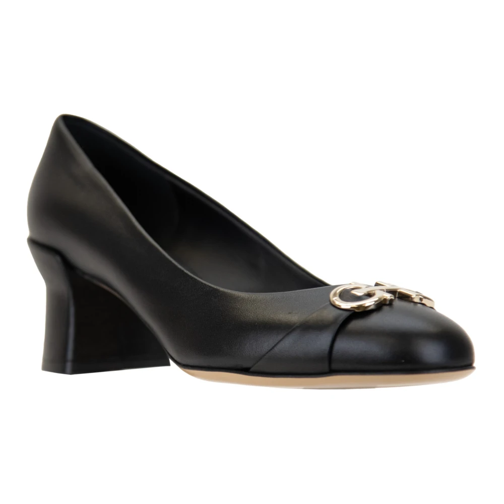 Ferragamo Women's Black Pumps, 7 Uk, Pumps