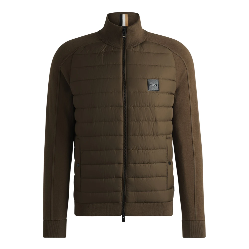 Hugo Boss Stijlvolle Cardigan voor Mannen Green Heren
