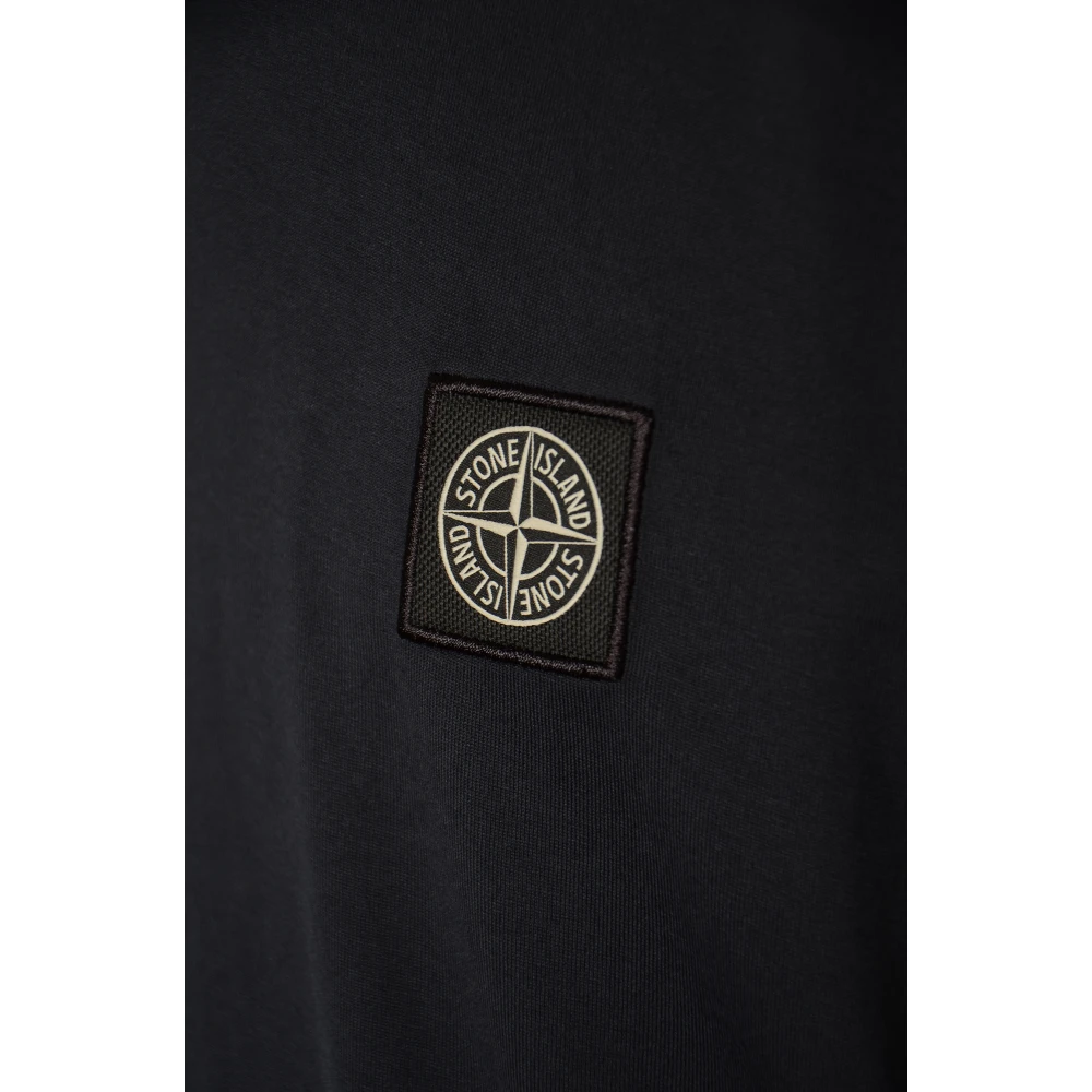 Stone Island Blauwe T-shirts en Polos Blue Heren