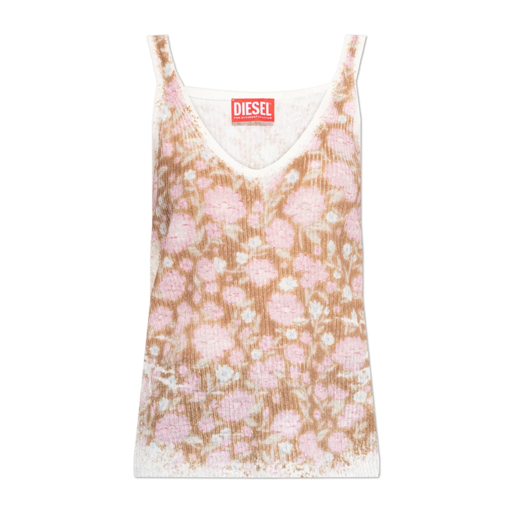 Diesel Donna Rosa Top, M, New,