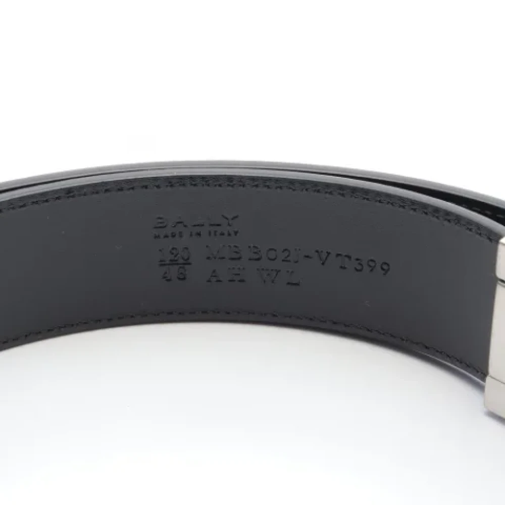 Bally Pre-owned Leather belts Black Heren