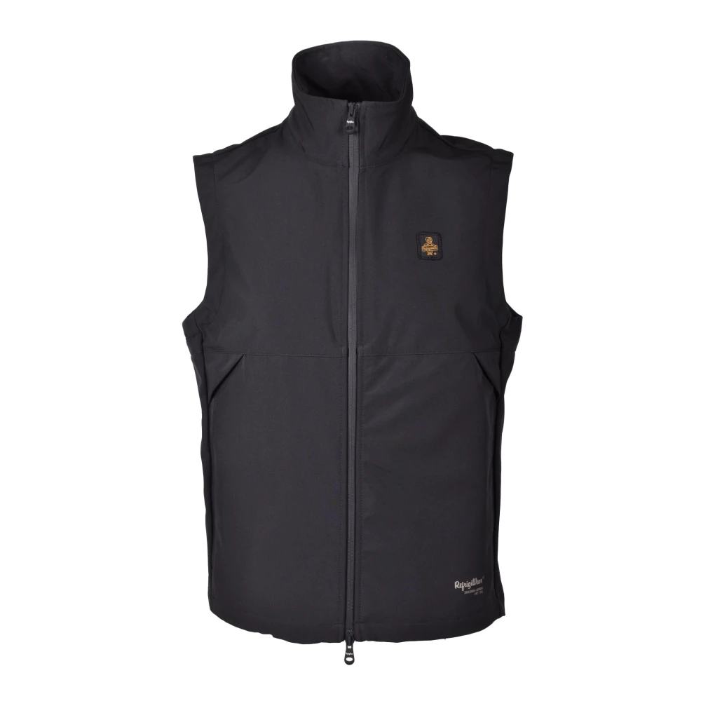 RefrigiWear Stijlvolle jas met polyester en elastan Black Heren