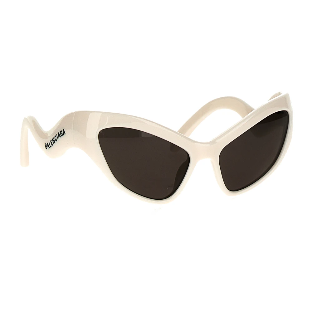 Balenciaga Unisex White Hamptons Cat Sunglasses - Sunglasses - One Size - Accessories