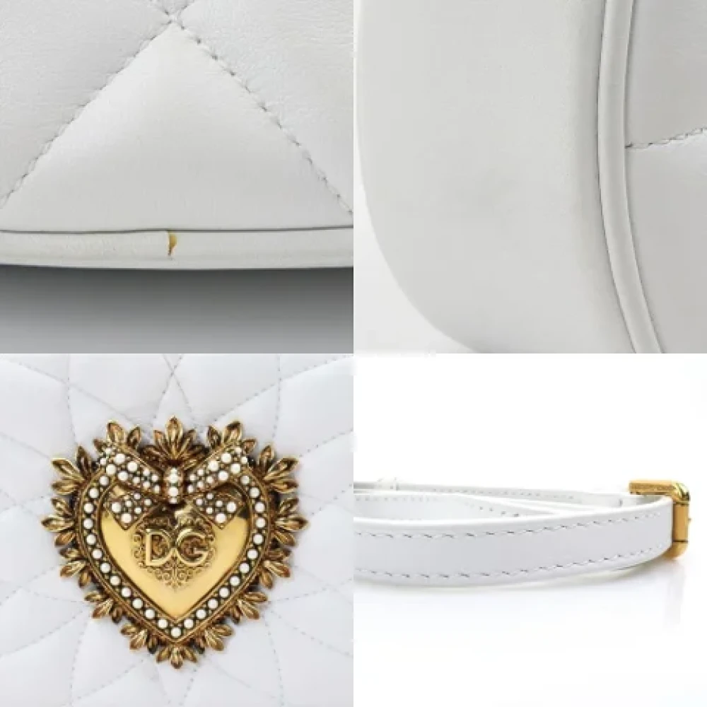 Dolce & Gabbana Pre-owned Leather shoulder-bags White Dames