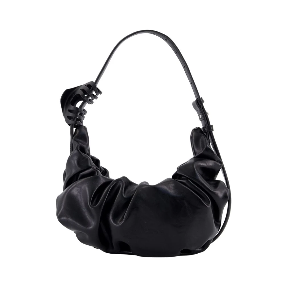 Diesel Women's Black Small Purse With Hair Clip Closure - Shoulder Bags - One Size - Bags