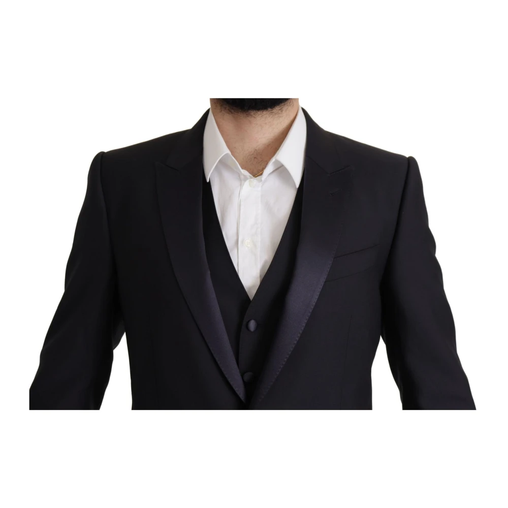 Dolce & Gabbana Klassiek Fit Pak Zwart Black Heren