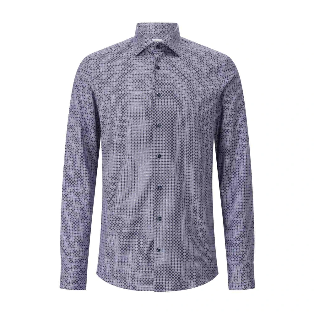 Stenströms Homme Bleu Chemises, Taille: 3XL Chemise Twill Slim-Fit À Motif