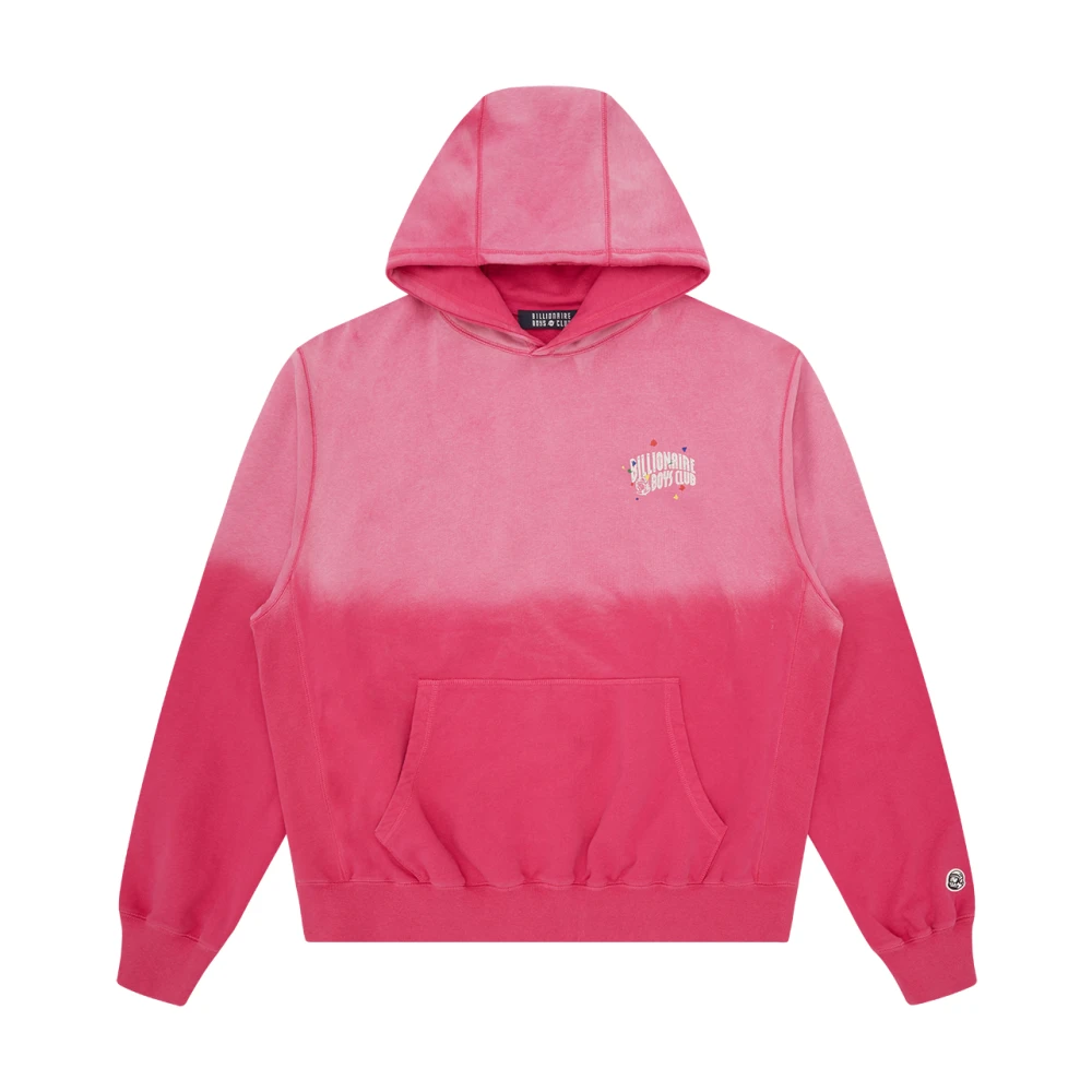 Billionaire Men's Pink Small Arch Logo Popover Hood