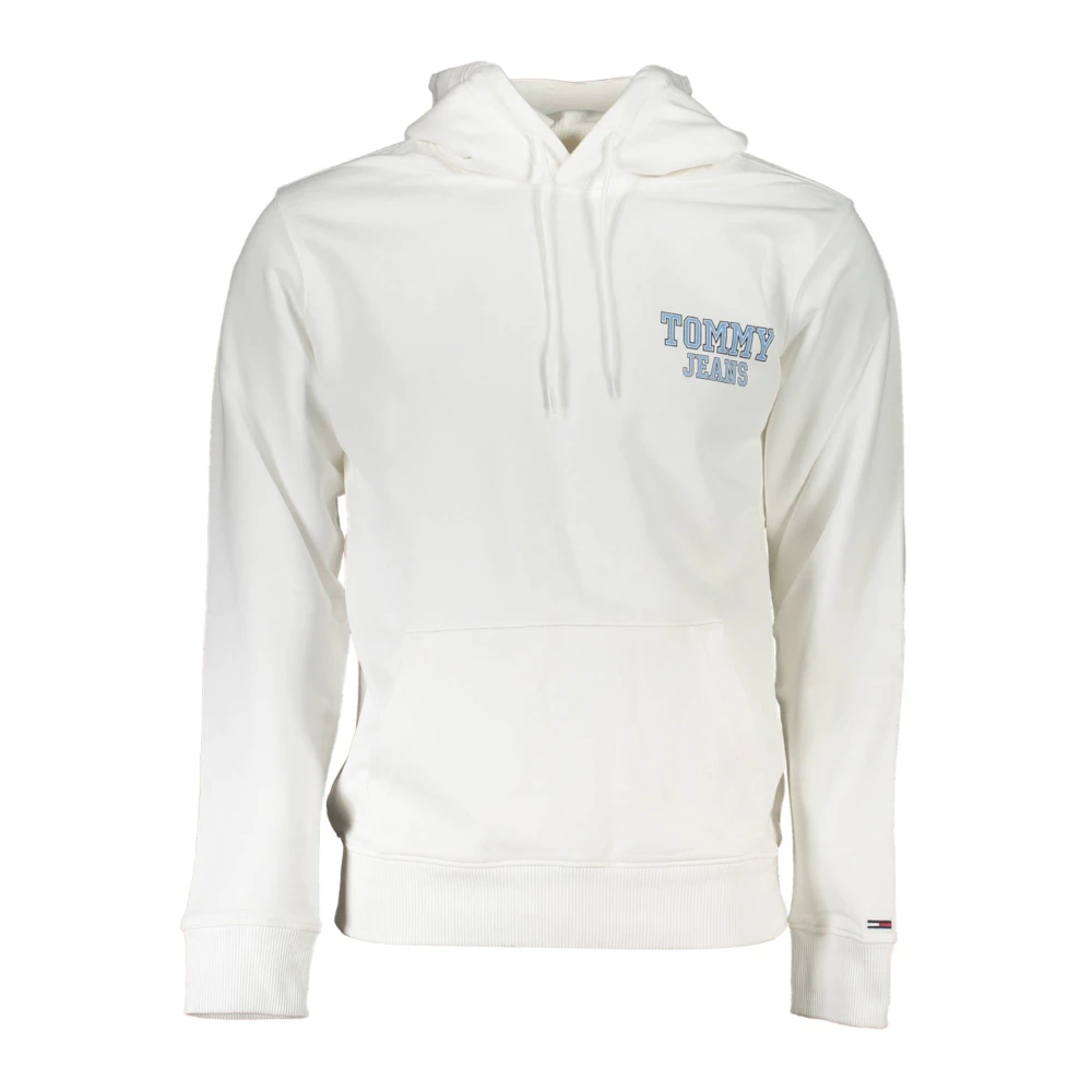 Tommy Hilfiger Hoodie Vit Långärmad Herr White, Herr