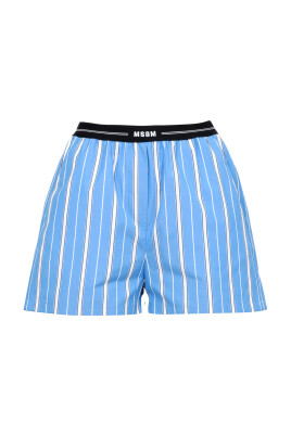 shorts-en-popeline-de-coton-a-rayures-bleues