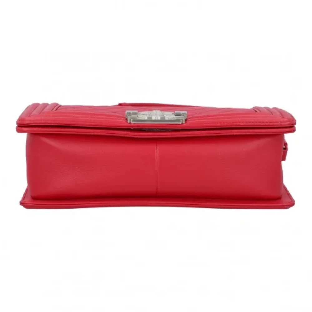 Chanel Vintage Pre-owned Leather crossbody-bags Pink Dames