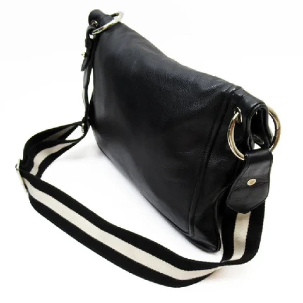 Bally Pre-owned Leather shoulder-bags Black Heren