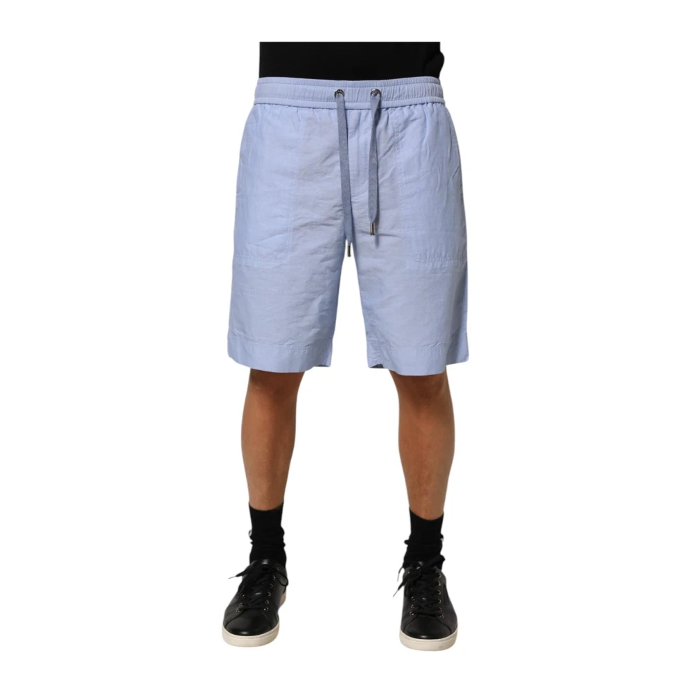 Dolce & Gabbana Herren Blau Shorts, Mgröße: