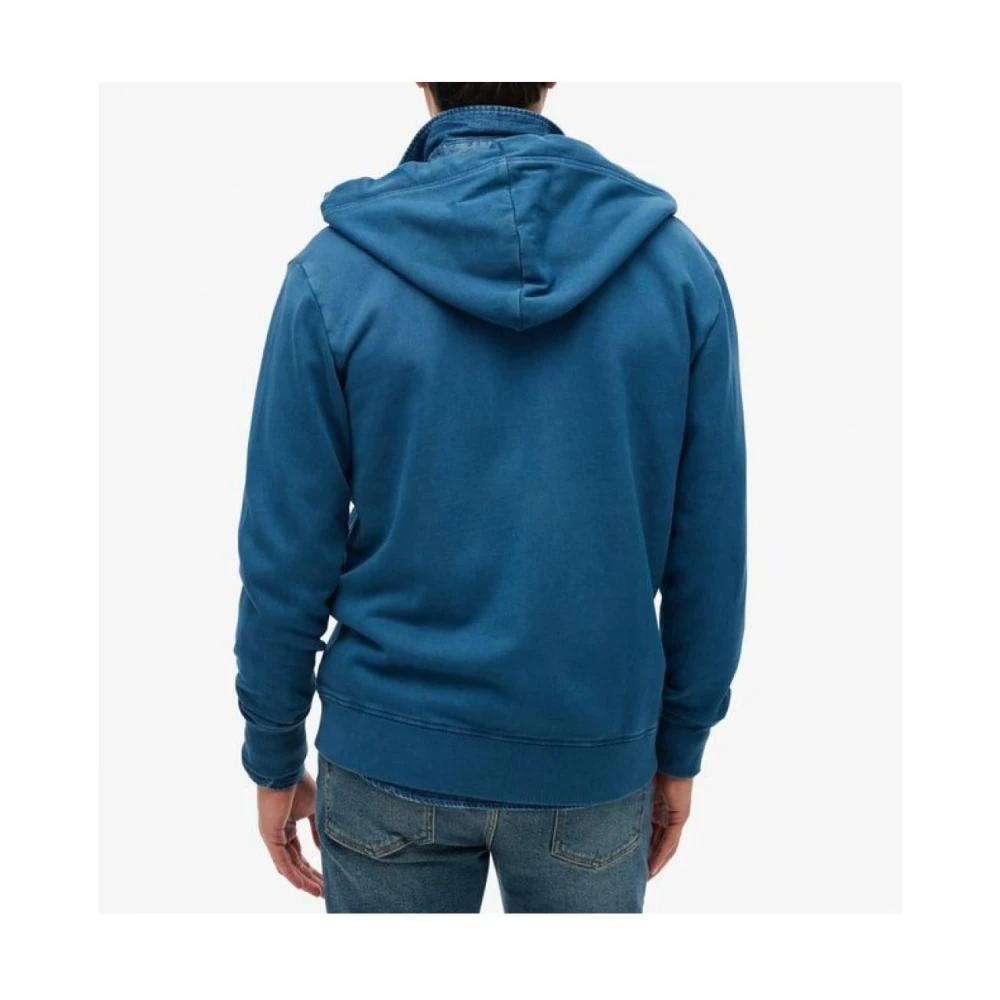 Superdry Ritssluiting Hoodies voor Mannen en Vrouwen Blue Heren