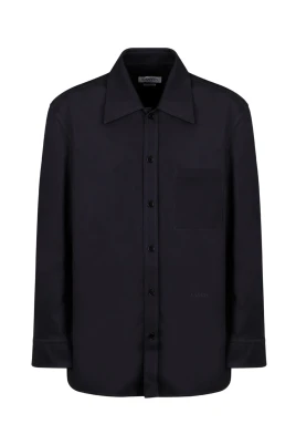 Stål Oversized Kokong Stil Skjorta