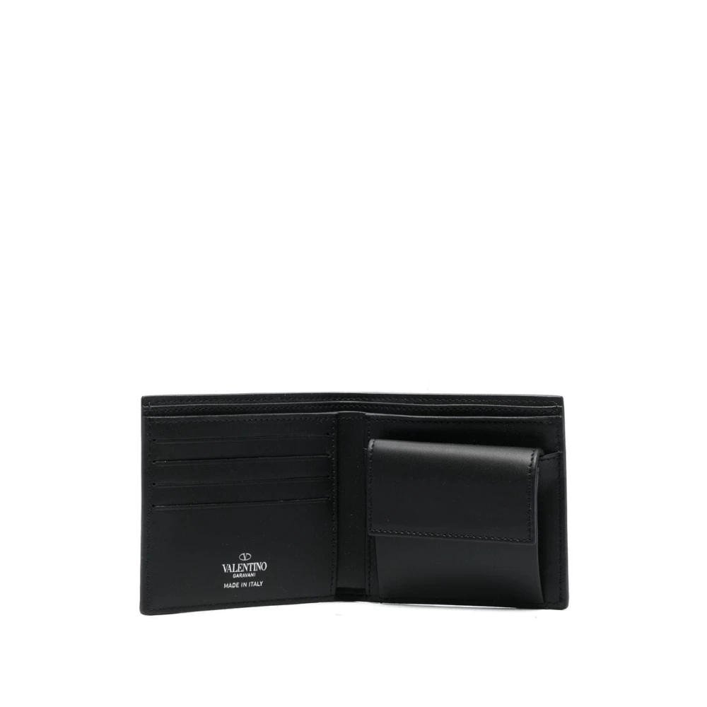 Valentino Garavani Svart Vltn Billfold Plånbok Black, Herr