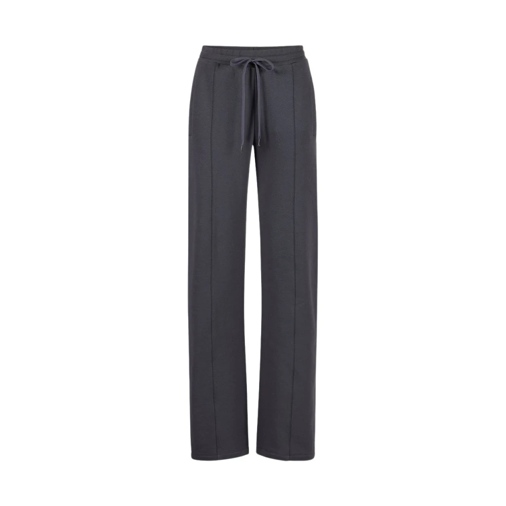 Iceberg Katoenen fleeceb broek met logo Gray Dames