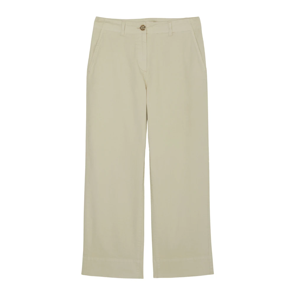 Marc O'Polo Lösa avklippta byxor Beige, Dam