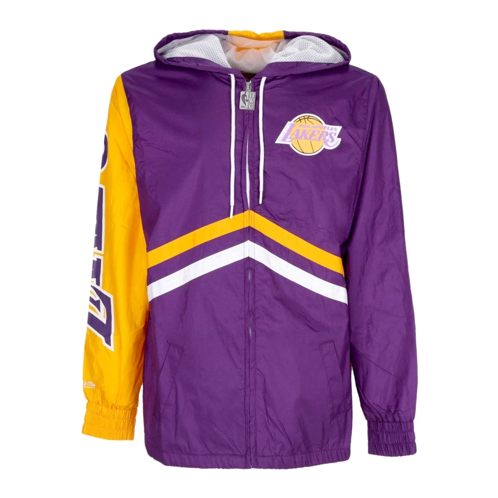 Mitchell & Ness NBA Paarse Windbreaker Jas Purple Heren