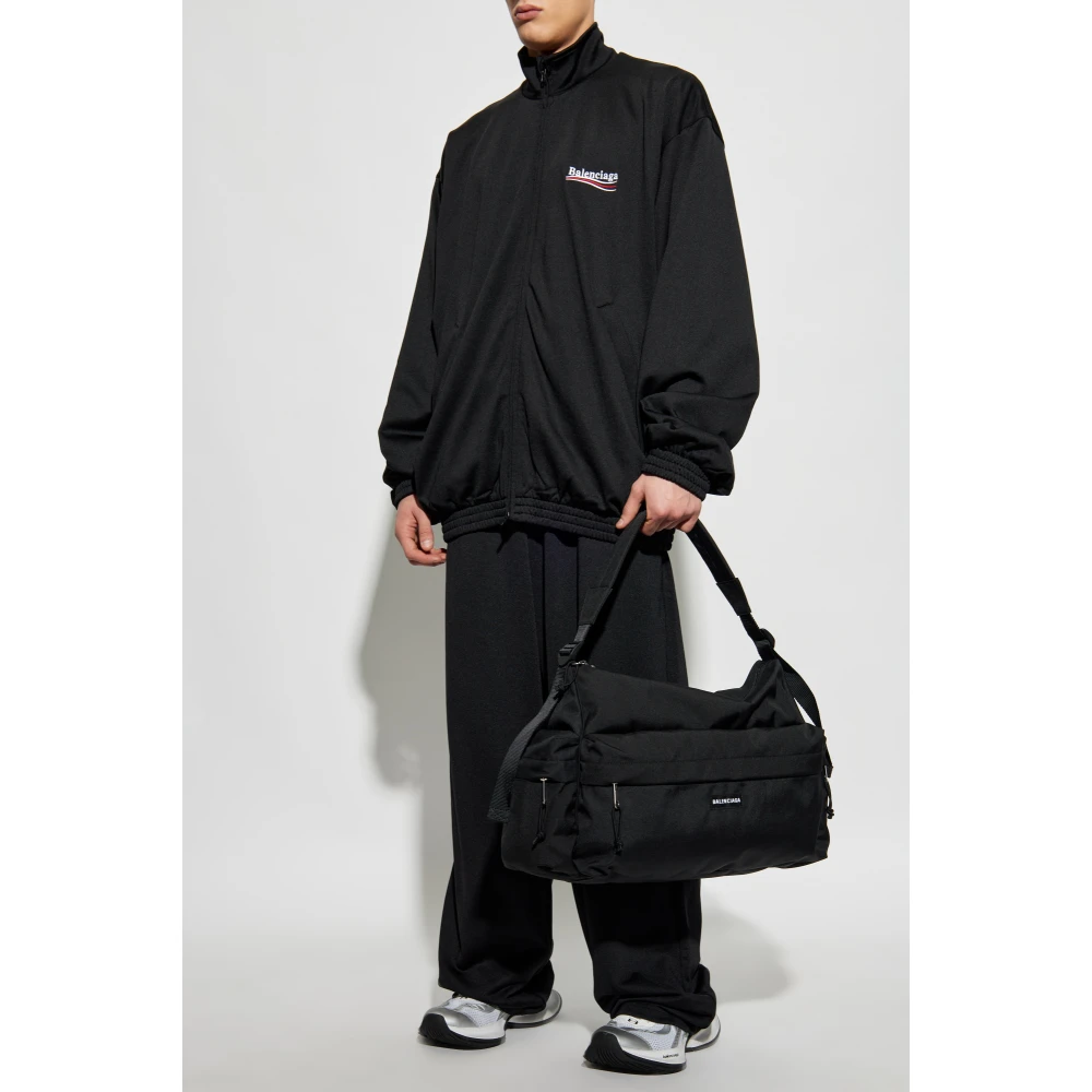 Balenciaga Sweatshirt met logo Black Heren