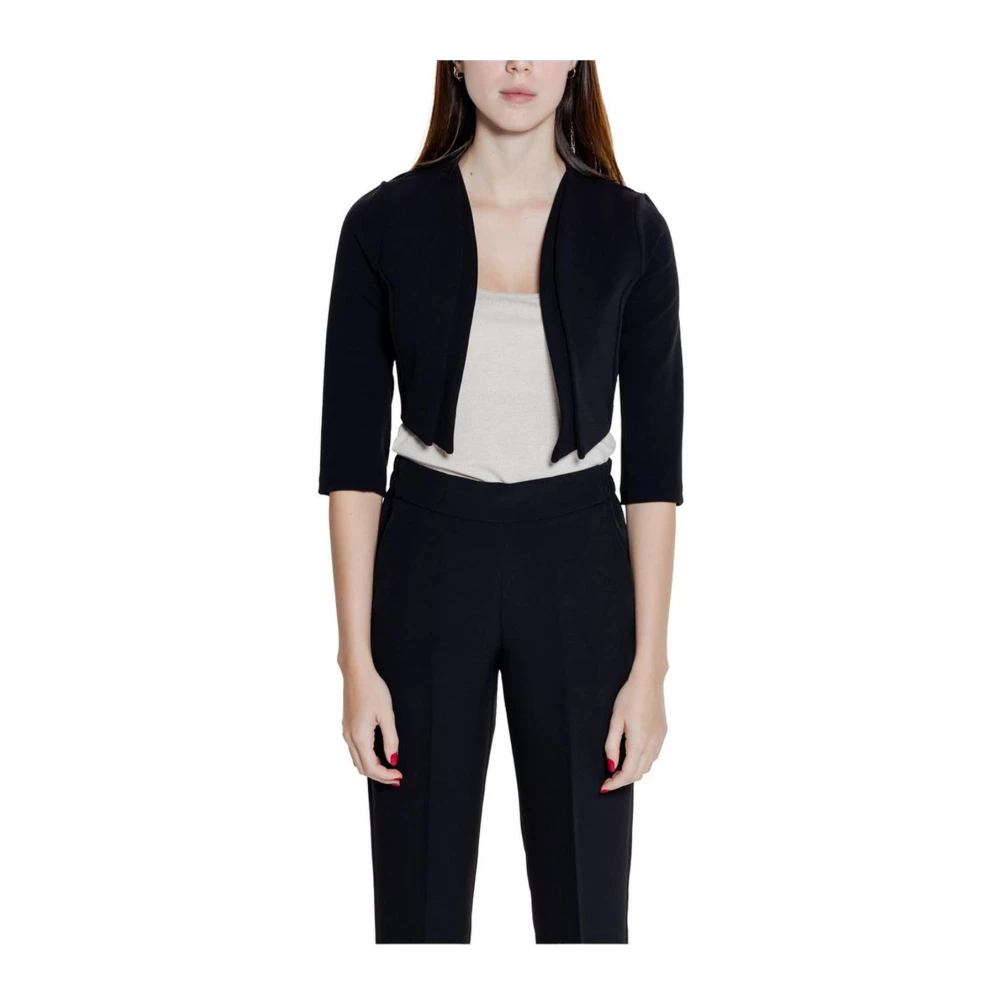 RINASCIMENTO Lange Mouw Shrug Black Dames