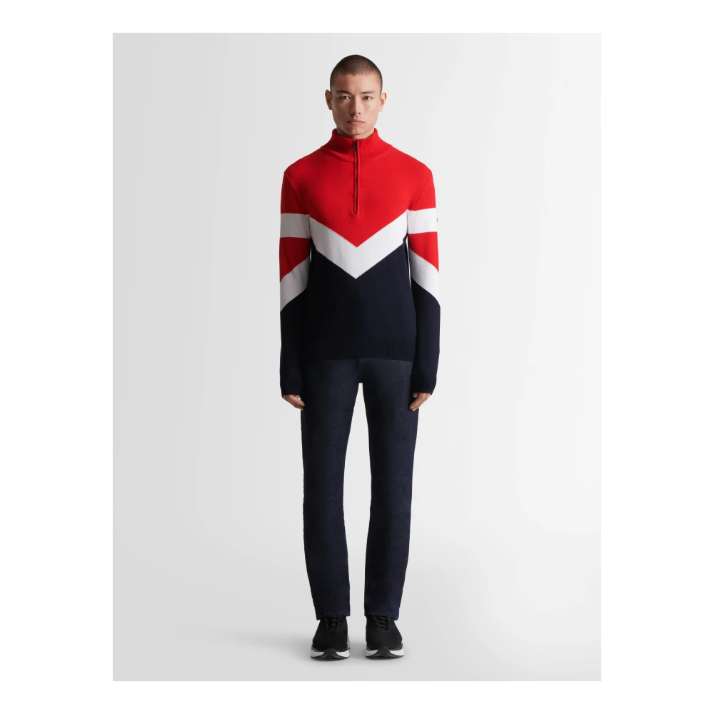 Fusalp Grafische Esthetische Half Zip Sweater Multicolor Heren
