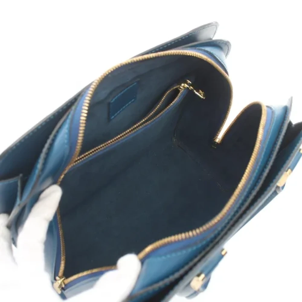 Louis Vuitton Vintage Pre-owned Leather handbags Blue Dames