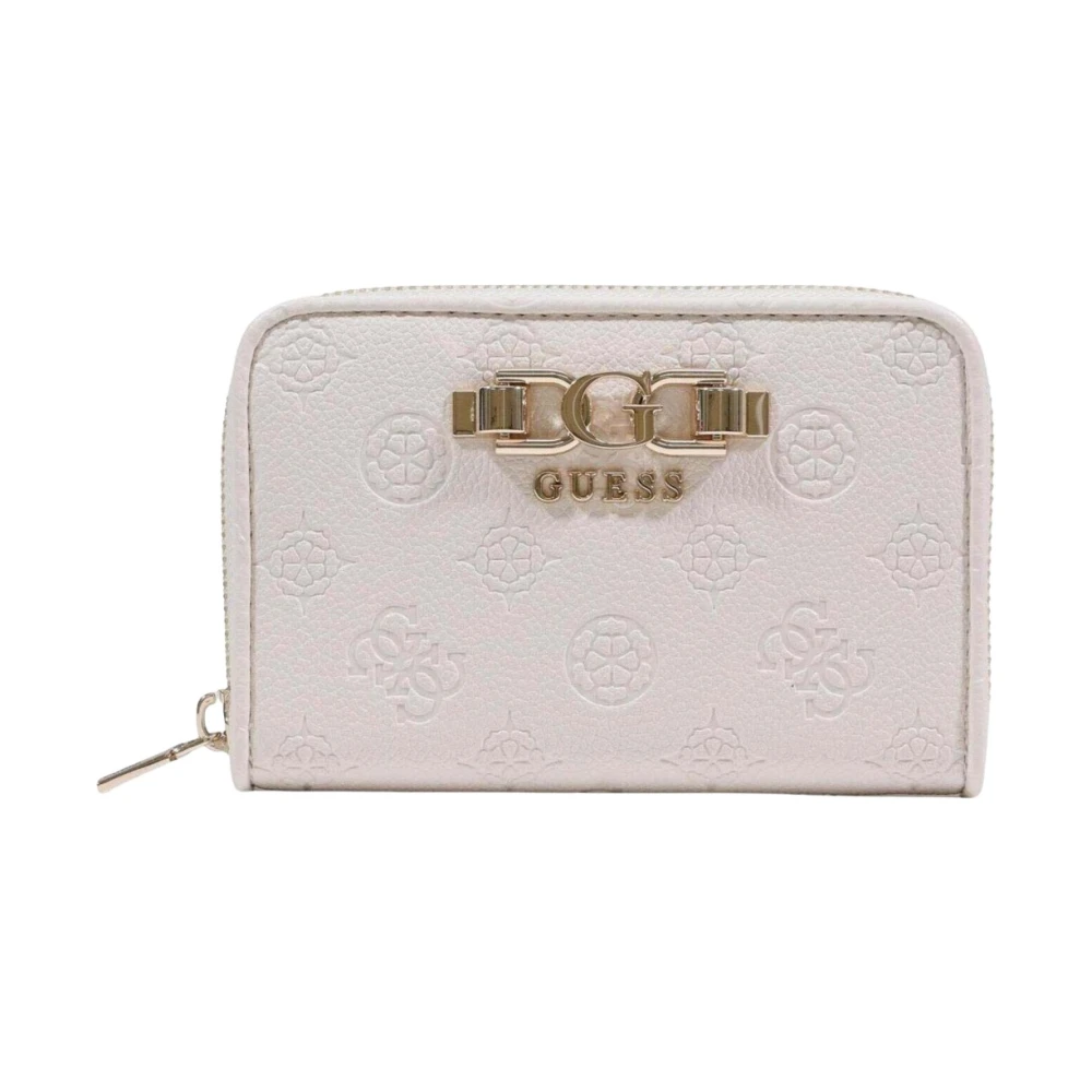 Guess Women's Beige Wallets & Cardholders, One Size, Anise Slg Medium Zip
