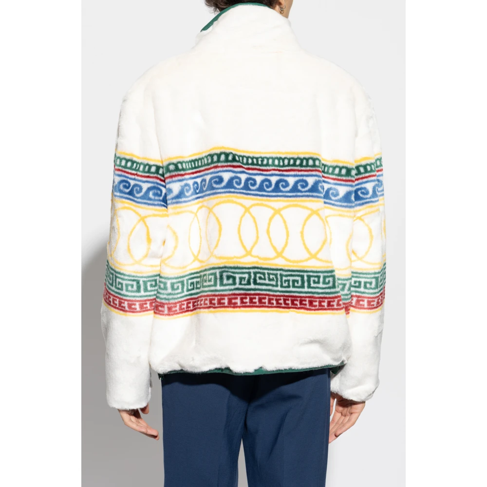 Casablanca Faux Fur Sweatshirt Multicolor Heren