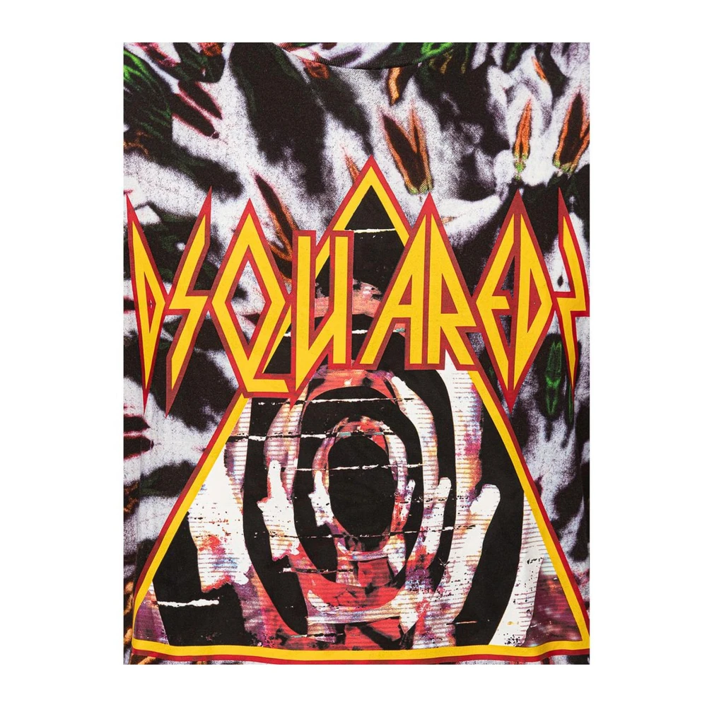 Dsquared2 Multicolor Katoenen Tee Stijlvol en Multicolor Heren