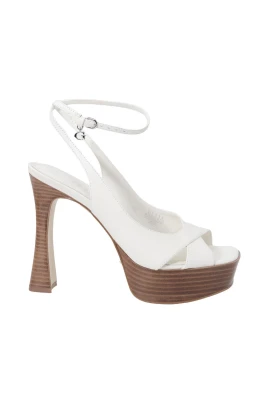 Plattformsandaler med peeptoe
