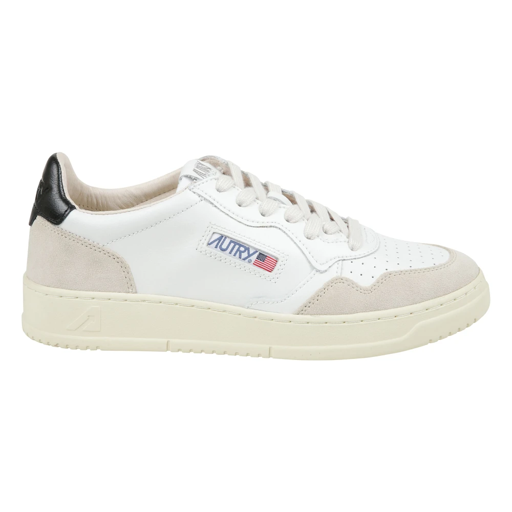 Autry Leren Sneakers met Suède Inzetstukken Heren Schoenen Veelkleurig Multicolor