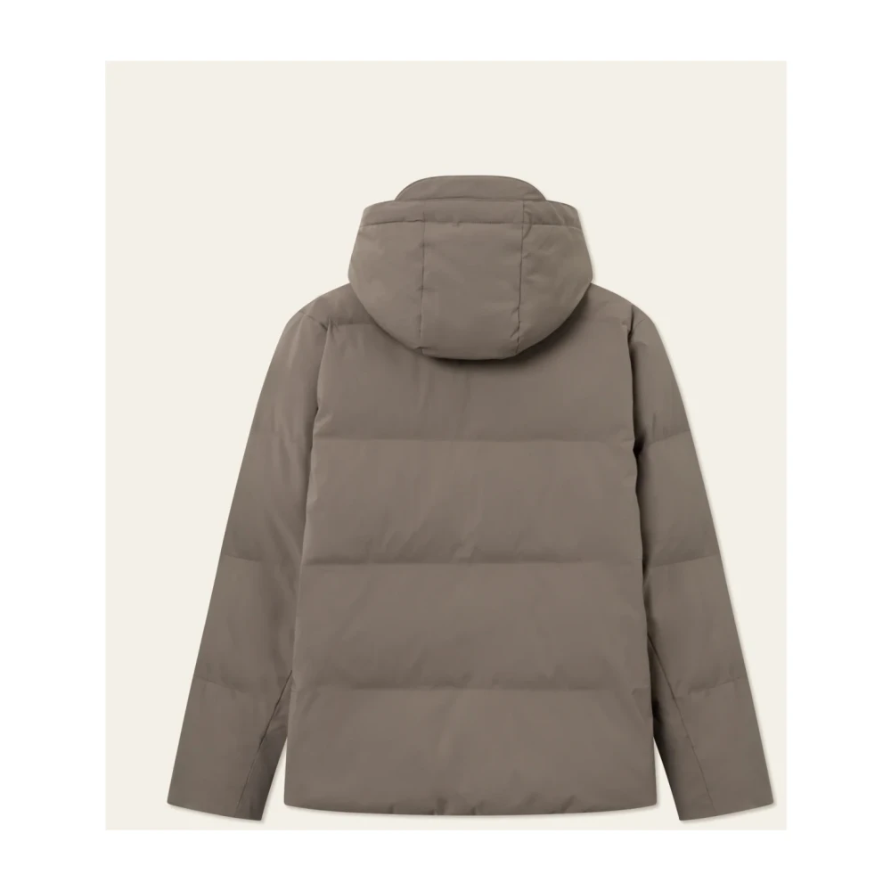Les Deux Mountain Grey Puffer Jacket Gray Heren