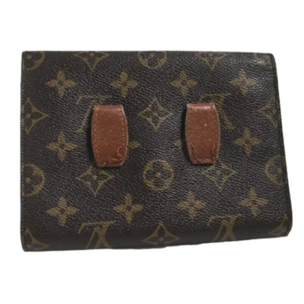 Louis Vuitton Vintage Pre-owned Canvas clutches Brown Dames