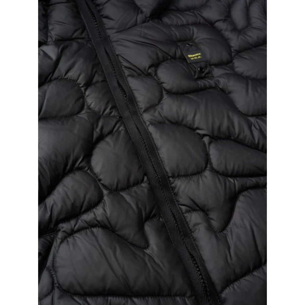 Blauer Heren Hooded Hamlet Puffer Jas Black Heren
