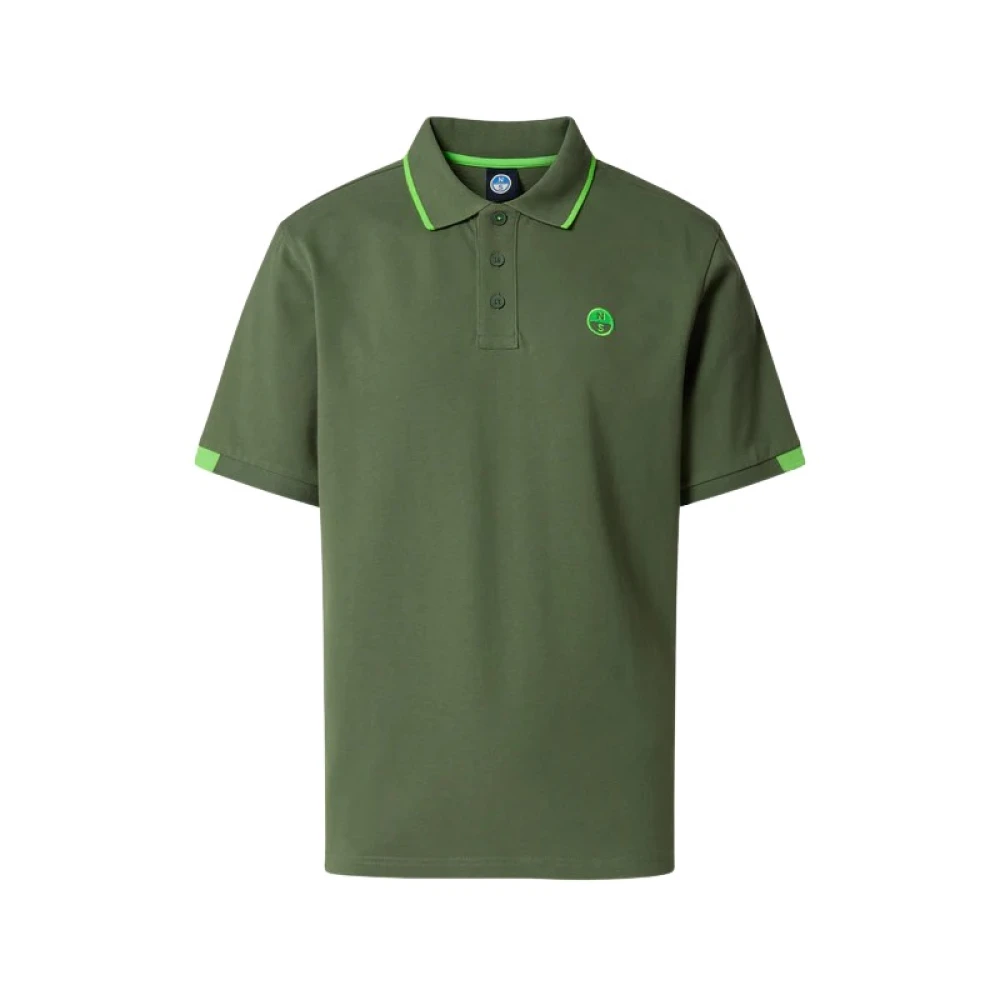 North Sails Herr Grön Toppar 2XL, Bomull, Polo Shirt
