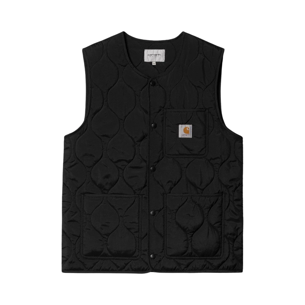 Carhartt WIP Ripstop Polyester Gewatteerd Vest Black Heren