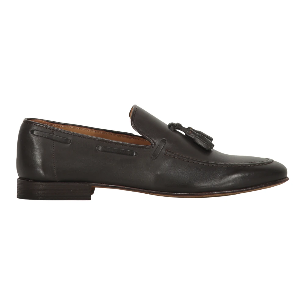 Bruno Magli Tassel Kalvskinn Loafers Brown, Herr