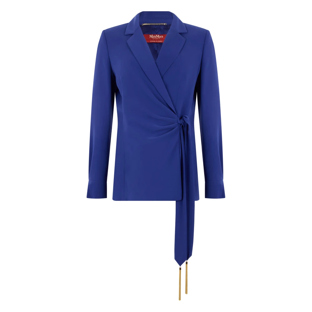 Max Mara Studio Damen Blau Blusen & Hemden, Xsgröße: