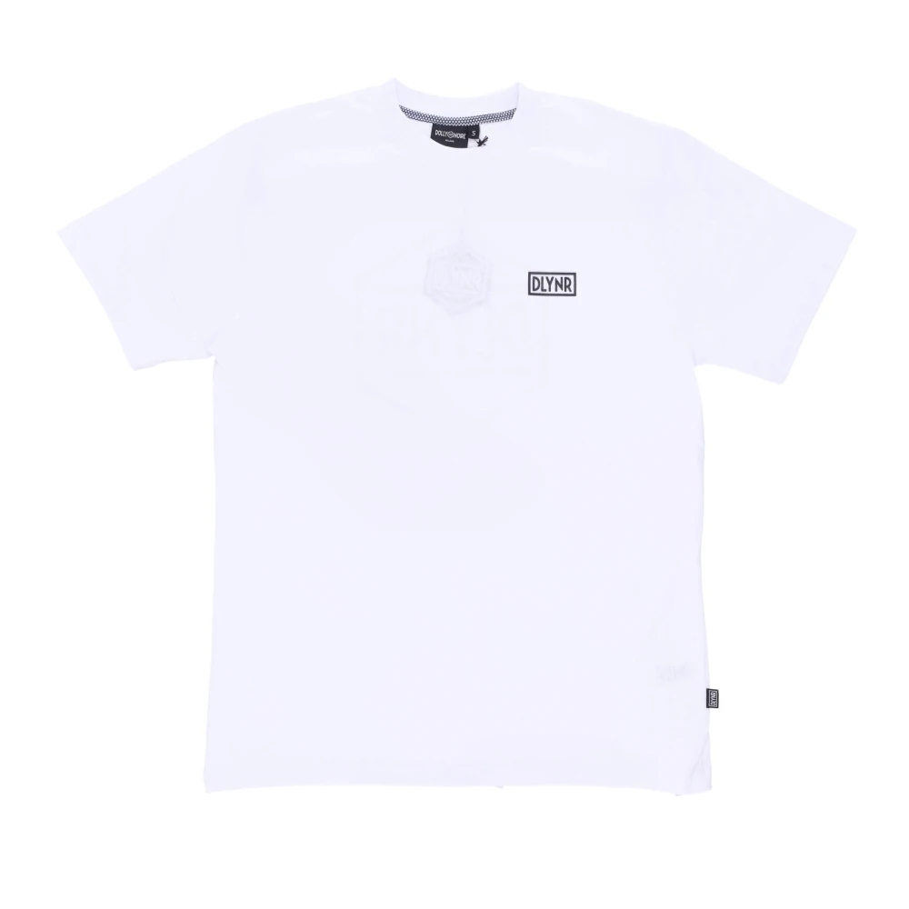 Dolly Noire Men's White T-Shirts, Xl, Logo Back Tee