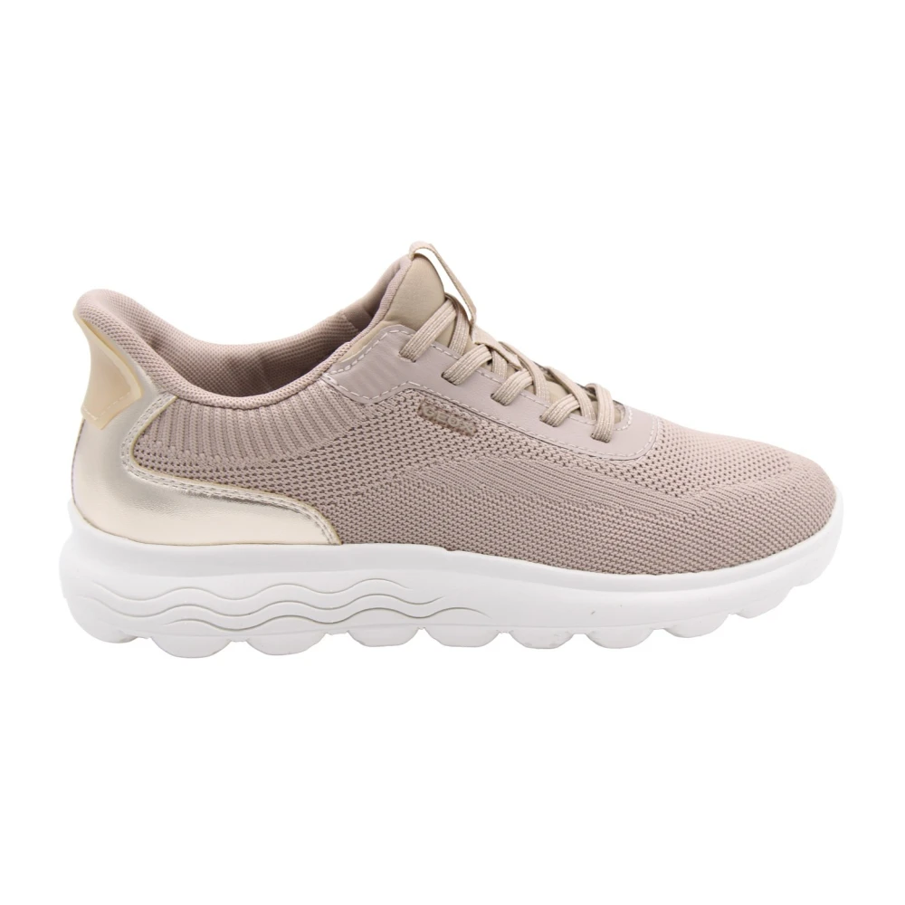 Geox Alpen Sneaker - Female - Sneakers - Beige - 6 Uk - Shoes