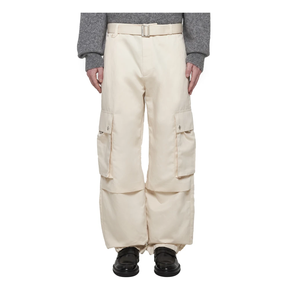 Jacquemus Beige Cargo Broek Beige Heren