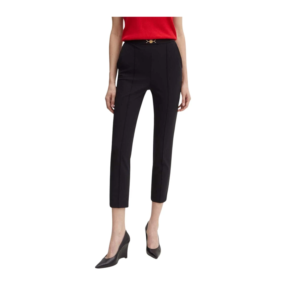 Trousers > Cropped Trousers - - Elisabetta Franchi - Modalova