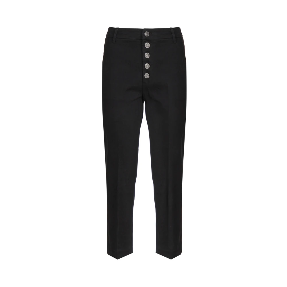 Dondup Nima Lösa Chino Byxor Black, Dam