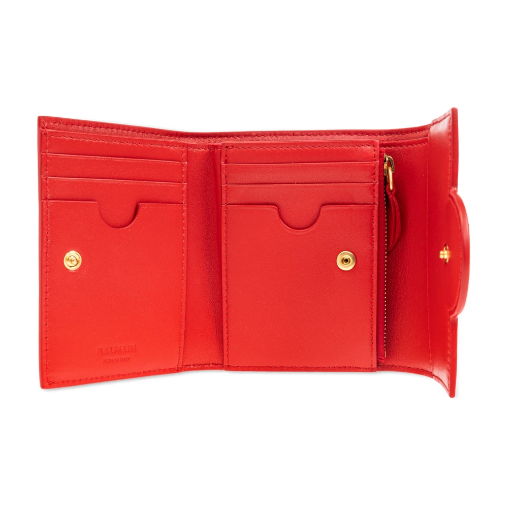 Balmain Wallet B-Buzz Red Dames
