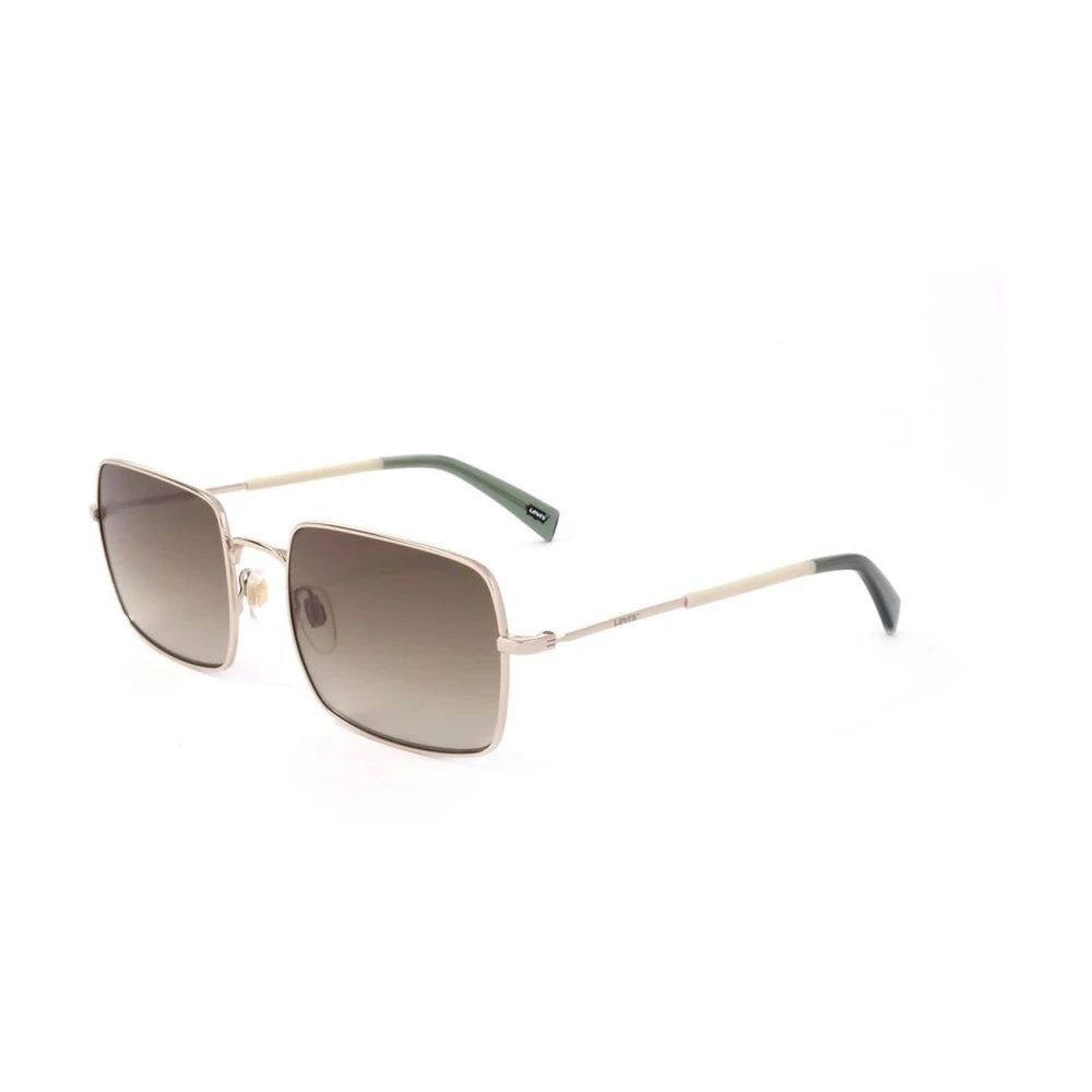 Levi's Unisex Yellow Sunglasses, One Size, Stainless Steel Aviator Sunglasses
