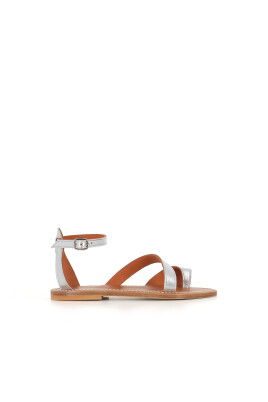 silver-ankle-strap-leather-sandals