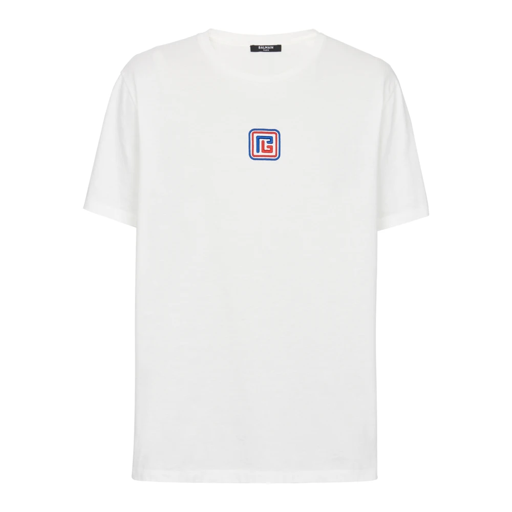 Balmain - Tops > T-Shirts - White - Balmain - Modalova