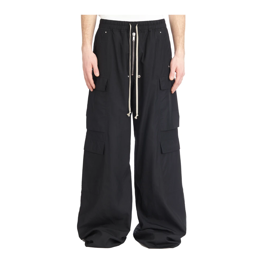Rick Owens Cargo Jumbo Broek Black Heren
