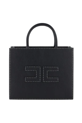 Medium Tote Bag med kontrasterande stickningar